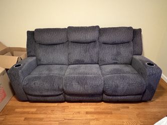 Dark Grey/Black Couch