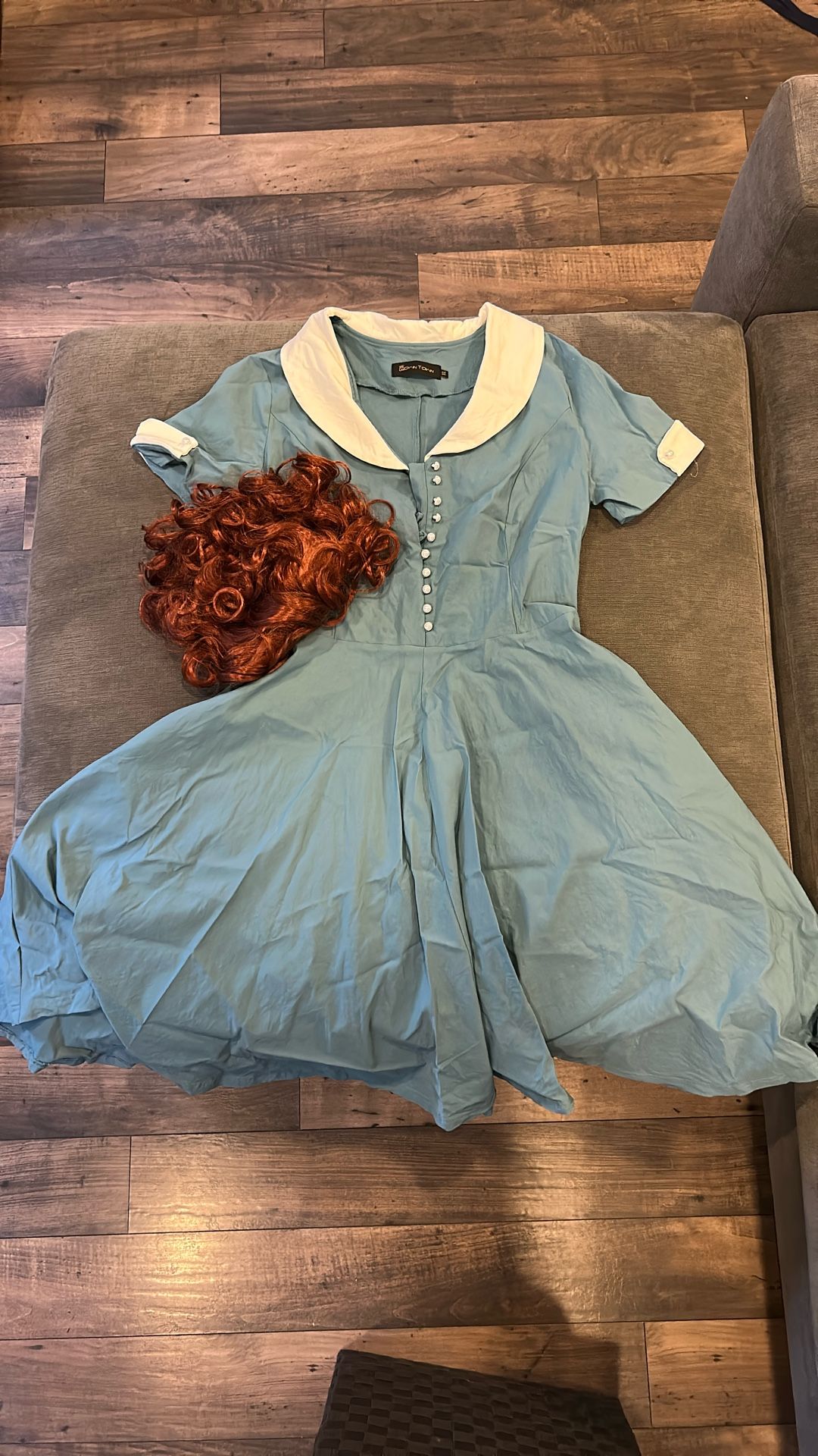 1950’s Dress & Red wig