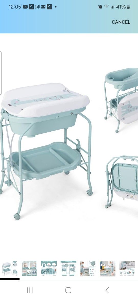 Changing Table And Bath Combo