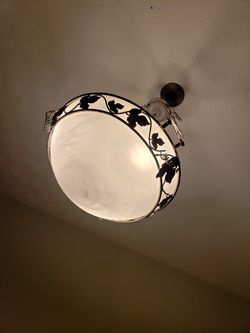 Vine Light Fixture ( Antique looking Gray)