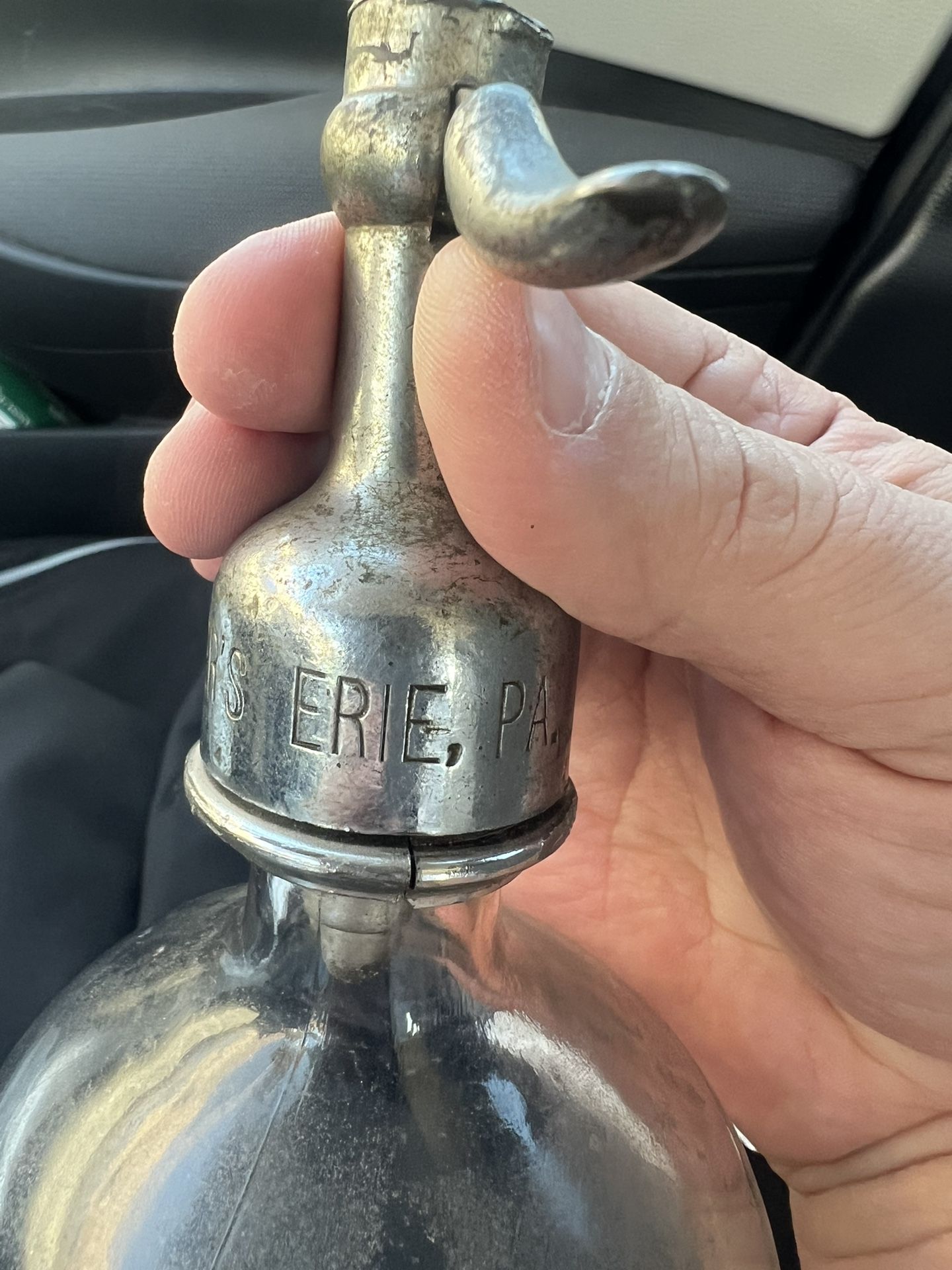 Antique Mehlers Beverage Seltzer Bottle Erie Pennsylvania