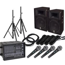 yamaha emx66m powered mixer