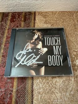 Mariah Carey signed Touch My Body promo single