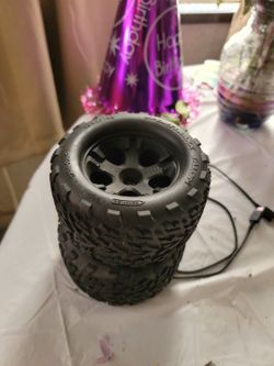 Rc Remote Control Tires For Toy Traxxas Truck