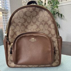 Coach Leather Backpack 