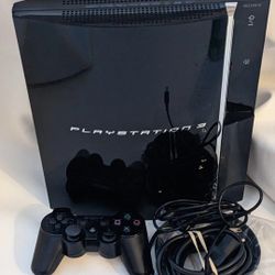 Sony PlayStation 3 PS3 Backwards Compatible 80 GB 1 Controller 4 USB 