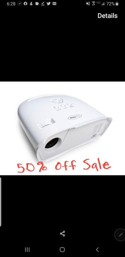 GREAT SALE - Optoma PlayTime PT100 Projector- If you are viewing this- It's Available / Use with Laptop or DVD Player/ Cables & Manual Included