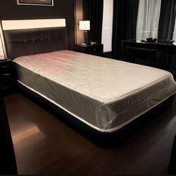 Twin Size Mattress Double Sided Of 10 Inches Thick New From Factory With its Plastic Also Available in Full, Queen or King Same Day Delivery