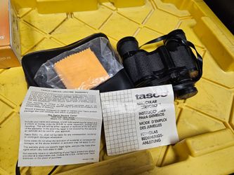 Tasco Binoculars with Case and Accessories