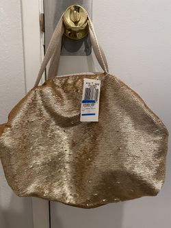 LeSportsac Gold Sequin Bag