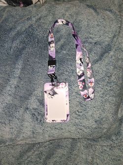 Kuromi Badge/lanyard