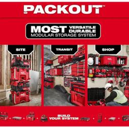 New Milwaukee Packout Shelf Plier Holder 