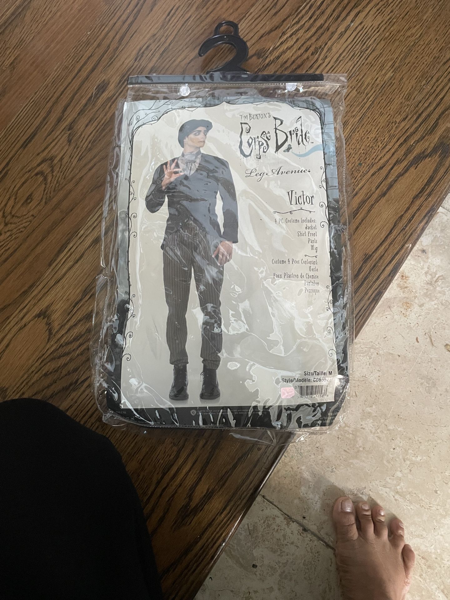 Brand new! Victor Tim Burton’s Corpse Bride Men's Complete Costume. Size: M