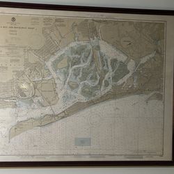 QUEENS NYC NAUTICAL MAP OF JAMAICA BAY 
