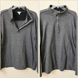 Calvin Klein 1/4 Zip Mens XL Sweater 