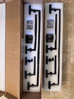 Matte Black Bathroom Hardware Accessory Set