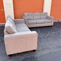 Free Delivery - Cream Sofa Couch Set