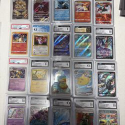 🔥 43 Pokémon CGC / PSA Graded Card Lot – Charizard, Pikachu, Japanese Slabs 🔥