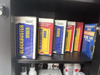Block Buster + Classic Vhs Tapes 