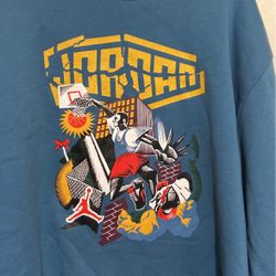 Jumpman, Michael Jordan Sweatshirt Large Light New