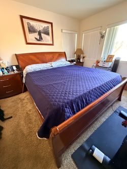 CA king bed frame