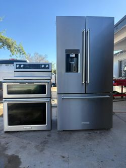 Kitchenaid Kitchen Set Work, Perfect And Good Condition. Free Delivery To The Garage.