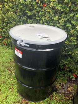 55 gallon metal barrels