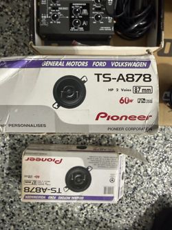 Pioneer 3 1/2 speakers TS-A878