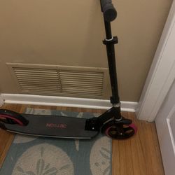Kids Scooter Not Electric Has Multiple Pink Light Modes Light Modes On It