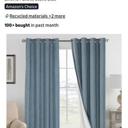 Linen Blackout Curtains 84 Inches Long