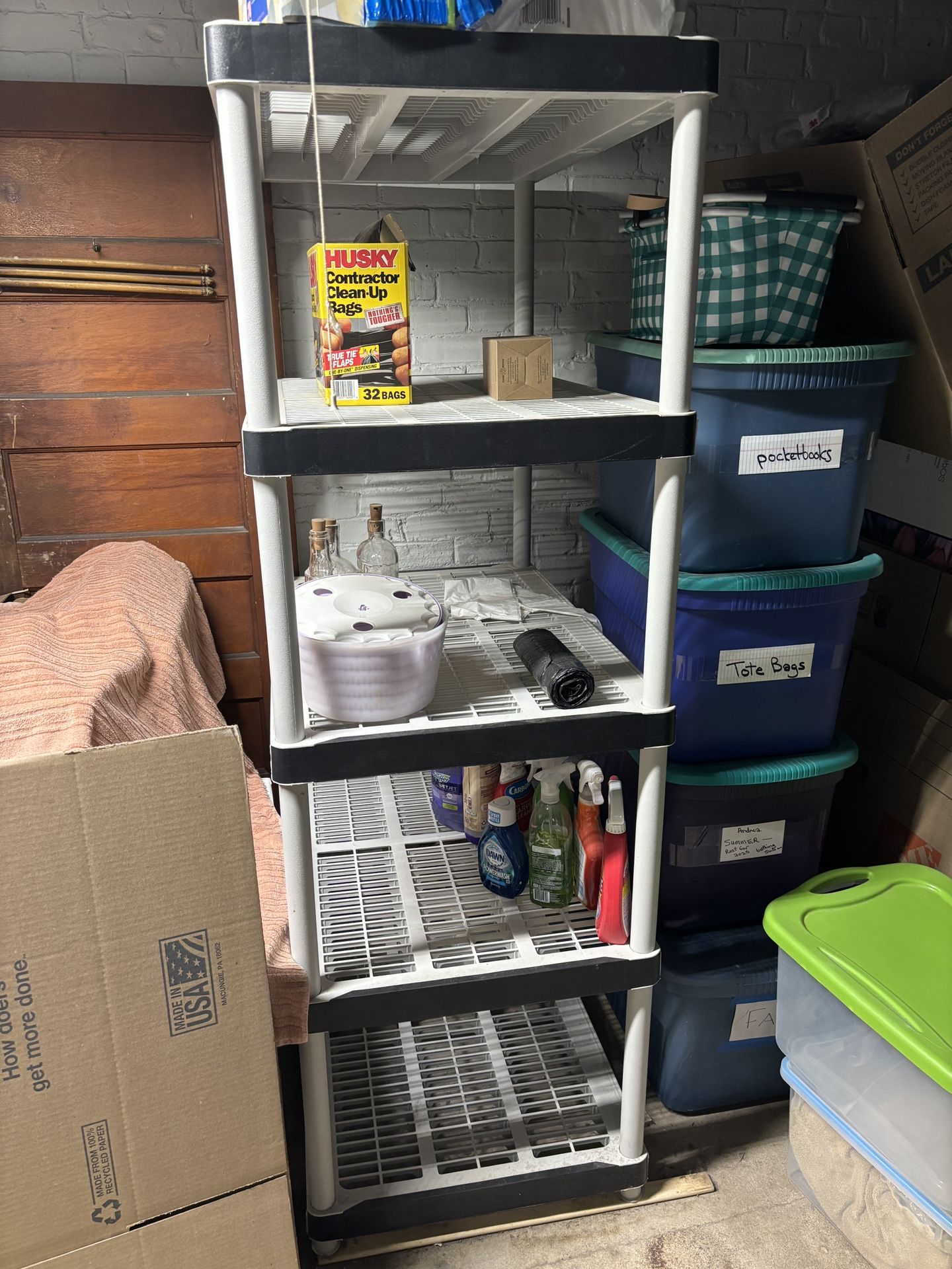 Plastic Storage Shelves