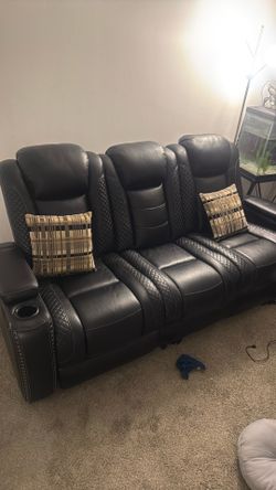Electric light up couch