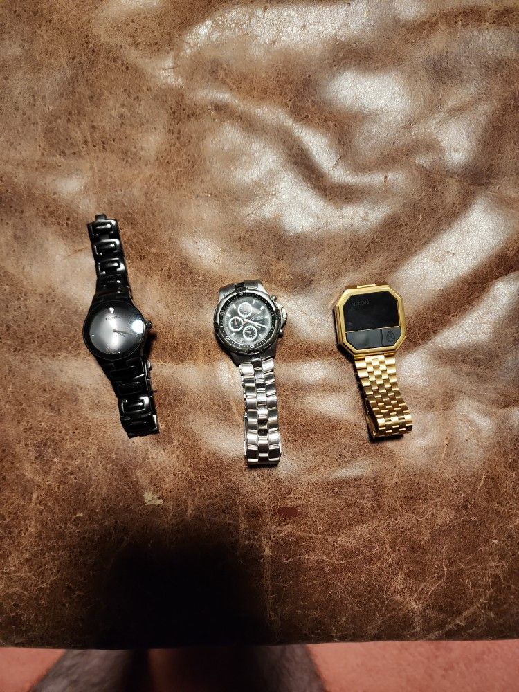 3 Watches For Sale. Together Or Separately