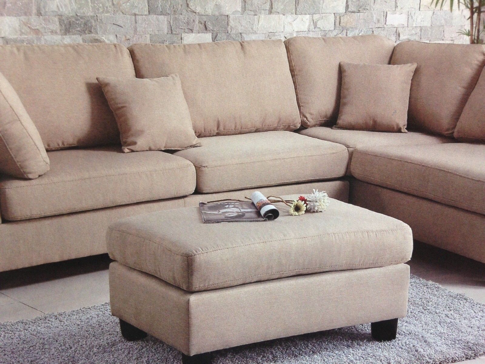 Sofa/chaise sectional set. New