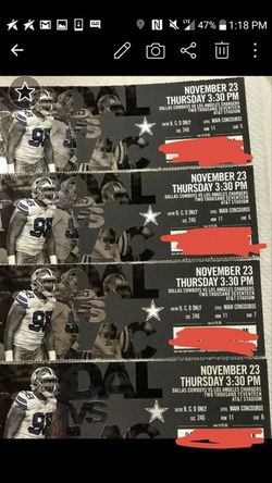Dallas cowboys tickets