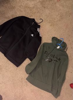 Adidas and reebook sweaters