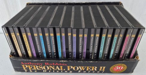 Anthony Robbins Personal Power The Driving Force Audio Indexed CD Self Help Collection Set