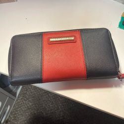 Black and Red Tommy Hilfiger Purse Wallet