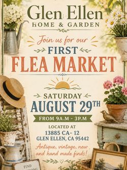 Flea Market at Glen Ellen Home & Garden 8/29