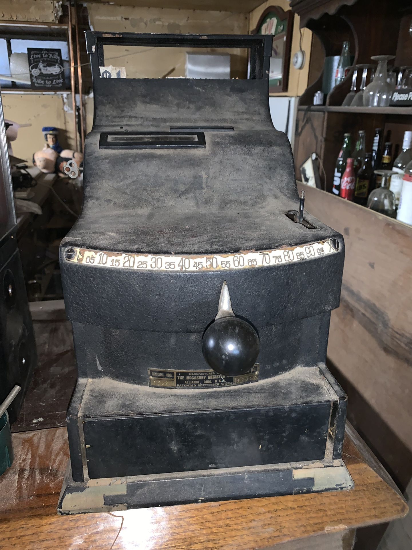 Old antique cash register
