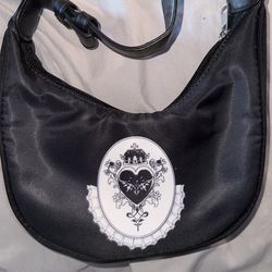 Girls Black And White Purse