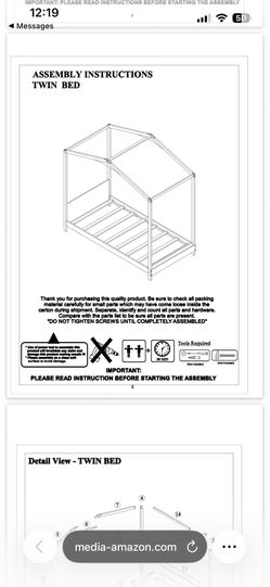 twin bedframe