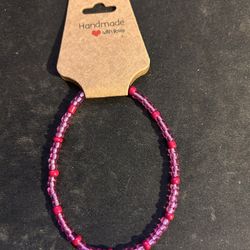 Handmade Seed Bead Bracelet 