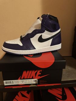 Jordan 1 Court Purple