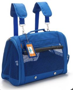 Lovvento Pet Carrier Backpack 3 Side Ventilated Design Dog Cat Carrier, Portable Pet Cage Kennel for Under 12 lbs Puppy Kitten Bunny Small Animals, Gr