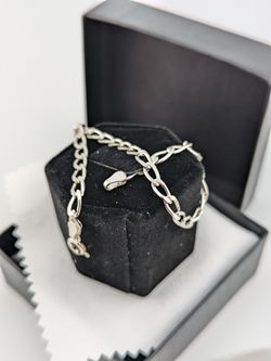 Italian 7.25" Miami Cuban Curved Flat Link 925 Sterling Silver Bracelet 3.75 mm