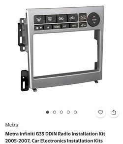 G35 coupe radio kit