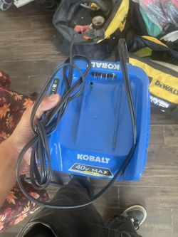 Kobalt 40V MAX Lithium Ion Battery Charger.