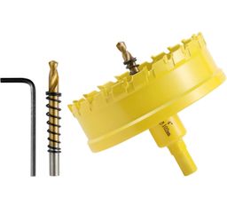 HASFER 4" (102MM) Carbide Hole Saw Kit for Metal Wood Plastic