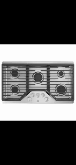 GE 5-Burner Stainless Steel Gas Cooktop